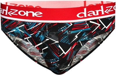 Darkzone Erkek Renkli Çizgi Desenli Lastikli Slip-1