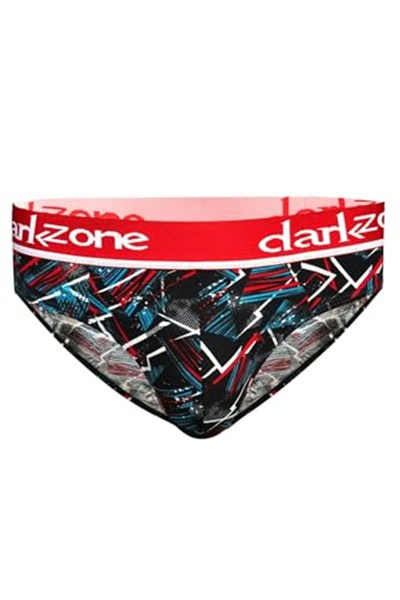 Darkzone Erkek Renkli Çizgi Desenli Lastikli Slip-1