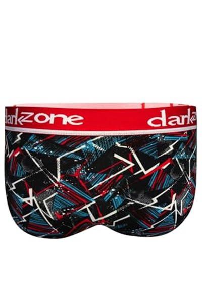 Darkzone Erkek Renkli Çizgi Desenli Lastikli Slip-1