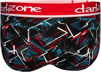Darkzone Erkek Renkli Çizgi Desenli Lastikli Slip-1