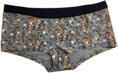 Darkzone Kadın Çiçek Desenli Pamuk Boyshort Boxer-1