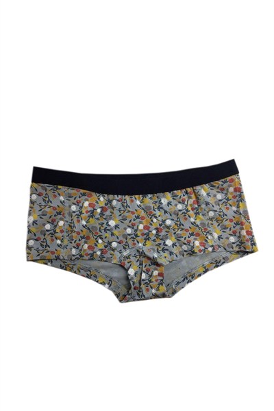 Darkzone Kadın Çiçek Desenli Pamuk Boyshort Boxer-1