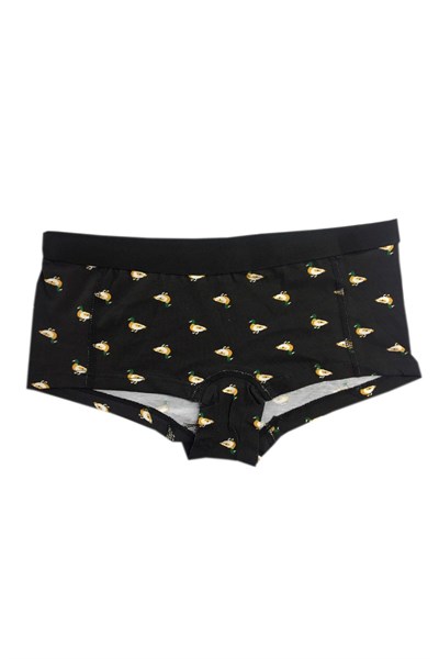 Darkzone Kadın Ördek Desenli Pamuk Boyshort Boxer-1
