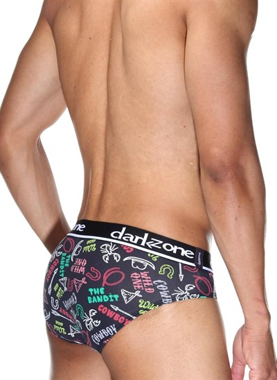 darkzone Lastikli Kovboy Desenli Slip DZN6383, 5002803194