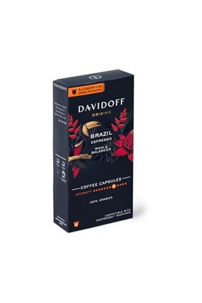 Davidoff Espresso Brazil 10Lu Kapsül Kahve – Nespresso Uyumludur