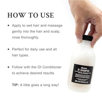 Davines OI/OIL Tüm Saç Tipleri İçin Sülfatsız Bakım Şampuanı 280ml