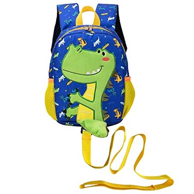 DB Dinozor Küçük Çocuk Tasma Mini Sırt Çantası, Erkek Kız Çocuklar için Çocuk Tasma Sırt Çantası, Bebek Koşum Takımı Kitap Çantası