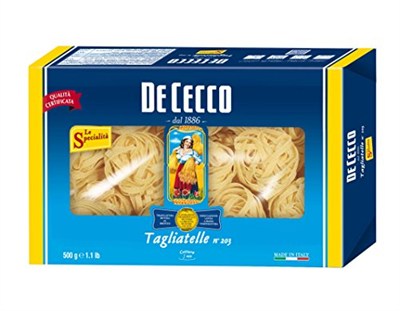 De Cecco Tagliatelle İnce Erişte Makarna, 500gr