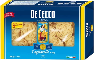 De Cecco Tagliatelle İnce Erişte Makarna, 500gr