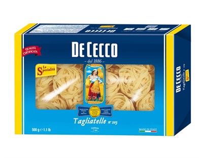 De Cecco Tagliatelle İnce Erişte Makarna, 500gr