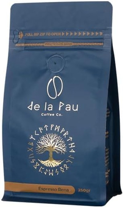 De La Pau Espresso Rena%100 Arabica Single Origin Çekirdek Kahve 250 gr