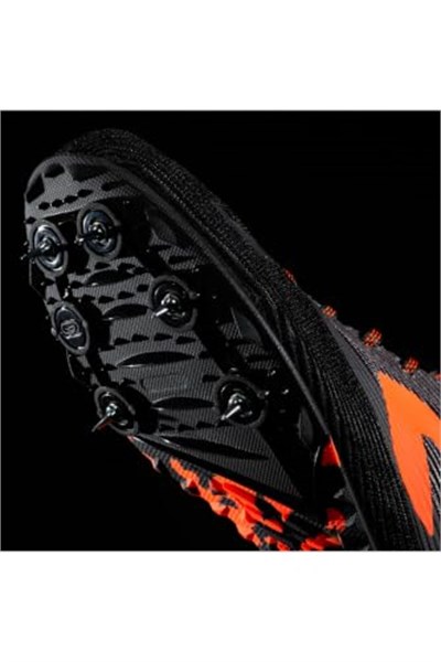 Decathlon Kiprun Unisex Cross Atletizm Koşu Ayakkabısı, Granit Grisi/Siyah/Neon Kan Portakalı, 46 Beden