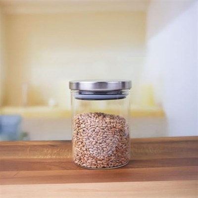 Deconox 300 Ml Vakumlu Metal Kapaklı Borosilikat Cam Kavanoz (8.5cm*10cm) 1 Adet