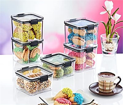 Deconox Akrilik Kilitli Kare Saklama Kabı 700ml 3 Adet, 700ml 3lü Kilitli Saklama Kabı (3 ADET 700ML) - Seçenekler: 3 ADET 500ML, 3 ADET 700ML, 3 ADET 1300ML