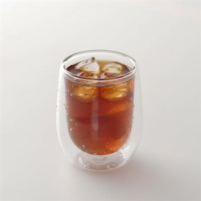 Deconox Çift Cidarlı (Double Wall) Cam Bardak - 250 ml Isıya Dayanıklı Cappuccino, Çay ve Kahve Bardağı - El Yakmayan Modern Tasarım