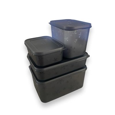 Deconox No Frost Silikon Yumuşak Kapalı Saklama Kabı Dondurucu ve Buzluk Saklama Kabı 1500ml, Kapaklı No Frost Saklama Kabı 1500Ml, Derin Dondurucu Saklama Kabı 1500Ml