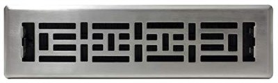 Decor Grates AJH212-NKL 5 cm x 30,5 cm Oriental Zemin Kayıt, Fırçalanmış Nikel