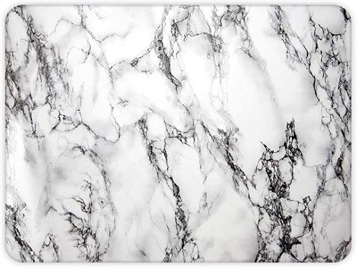Decorita 10001503001 Beyaz Mermer Görünümlü Cam Kesme Tahtası, 30cm x 40cm - Seçenekler: 30U x 20G cm, 40U x 30G cm