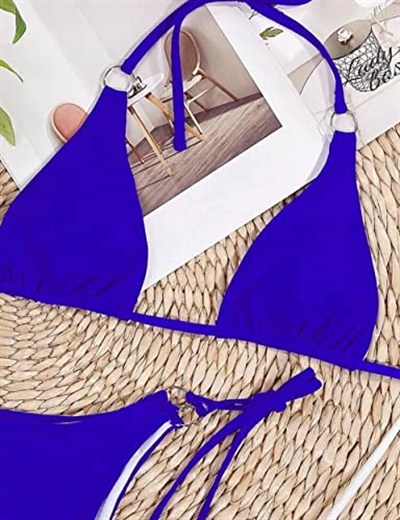 DEEP BEACH İp ve halka detaylı bikini takım SAKS 34
