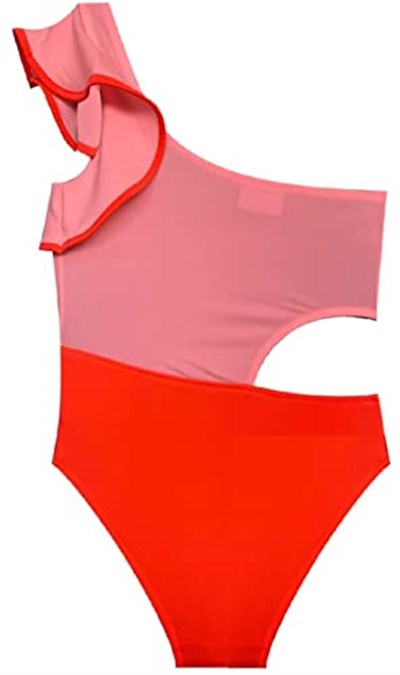 DEEP BEACH KOLU VOLAN DETAYLI KIZ ÇOCUK MAYO DB200566CM