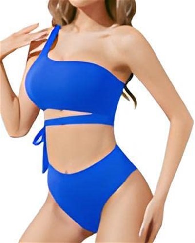 DEEP BEACH YANDAN BAĞLAMALI BİKİNİ TAKIM DB200706BT MAVİ 36