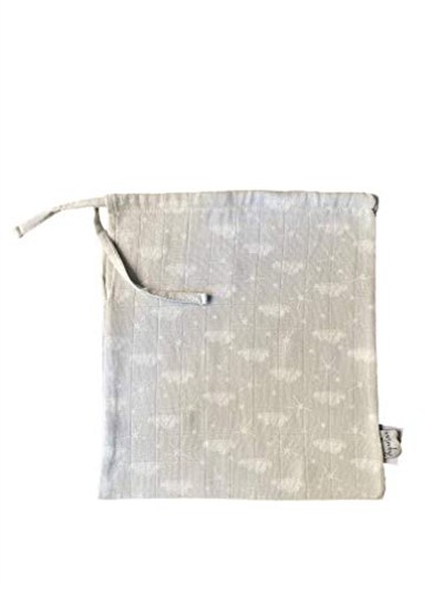Deeperlove Muslin Grey Cloud Kıyafet Kesesi