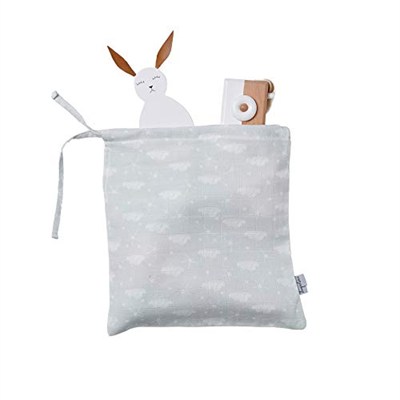Deeperlove Muslin Grey Cloud Kıyafet Kesesi
