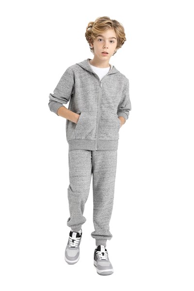 DeFacto Erkek Çocuk Beli Bağcıklı Lastikli Paça Cepli Jogger Eşofman Altı