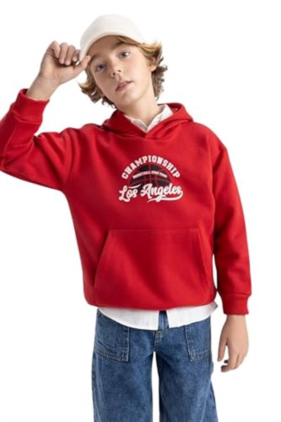 DeFacto Erkek Çocuk Regular Fit Kapüşonlu Sweatshirt