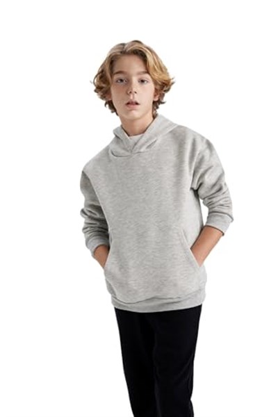 DeFacto Erkek Çocuk Regular Fit Kapüşonlu Sweatshirt