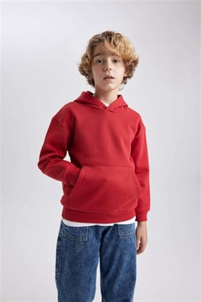 DeFacto Erkek Çocuk Regular Fit Kapüşonlu Sweatshirt