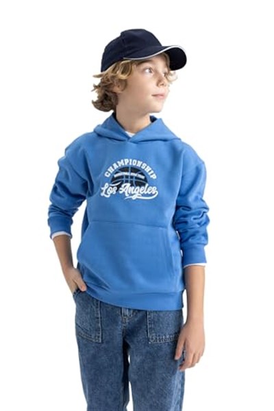 DeFacto Erkek Çocuk Regular Fit Kapüşonlu Sweatshirt