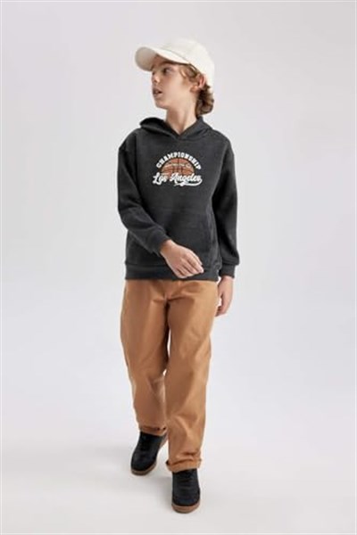 DeFacto Erkek Çocuk Regular Fit Kapüşonlu Sweatshirt