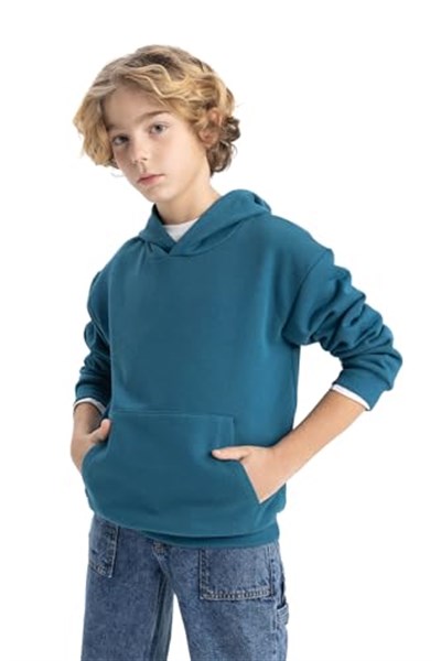 DeFacto Erkek Çocuk Regular Fit Kapüşonlu Sweatshirt