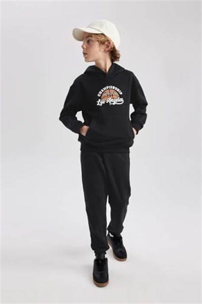 DeFacto Erkek Çocuk Regular Fit Kapüşonlu Sweatshirt