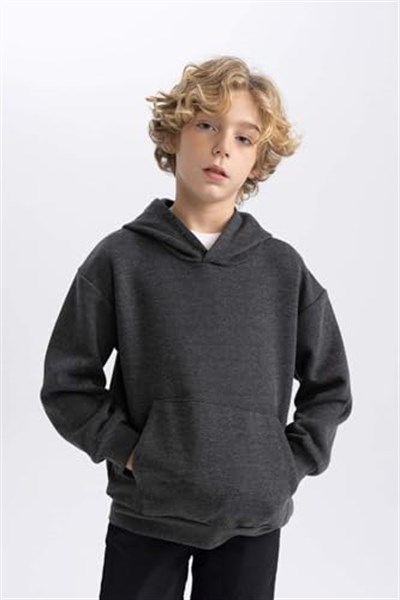 DeFacto Erkek Çocuk Regular Fit Kapüşonlu Sweatshirt