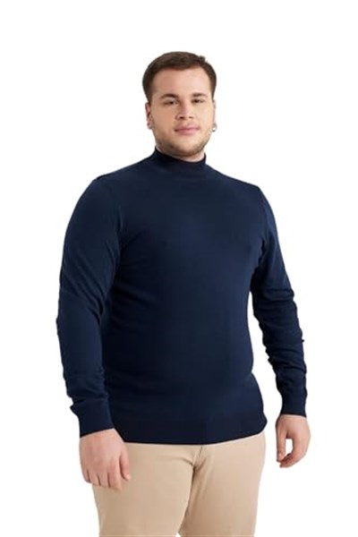 DeFacto Erkek Regular Fit Yarım Balıkçı Yaka Kazak