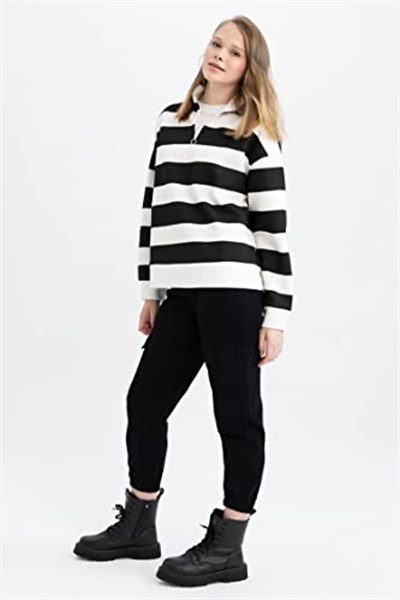 DeFacto Kadın Coool Kargo Jogger Gabardin Normal Bel Pantolon