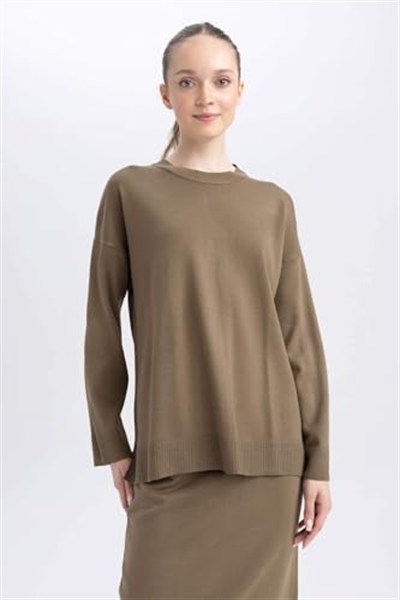 DeFacto Kadın Regular Fit Bisiklet Yaka Tunik