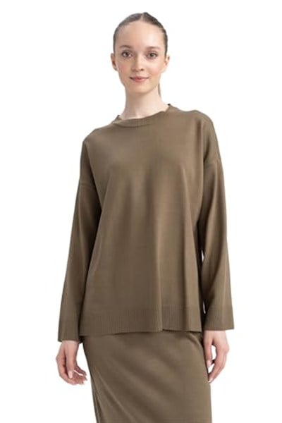 DeFacto Kadın Regular Fit Bisiklet Yaka Tunik