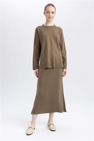 DeFacto Kadın Regular Fit Bisiklet Yaka Tunik