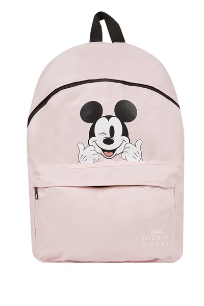 DeFacto Kadın Unisex Disney Mickey & Minnie Okul Sırt Çantası, Pembe, Tek Beden