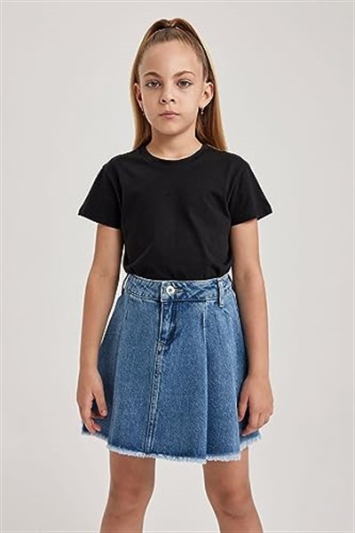 DeFacto, Kız Çocuk Regular Fit Kısa Kollu Tişört