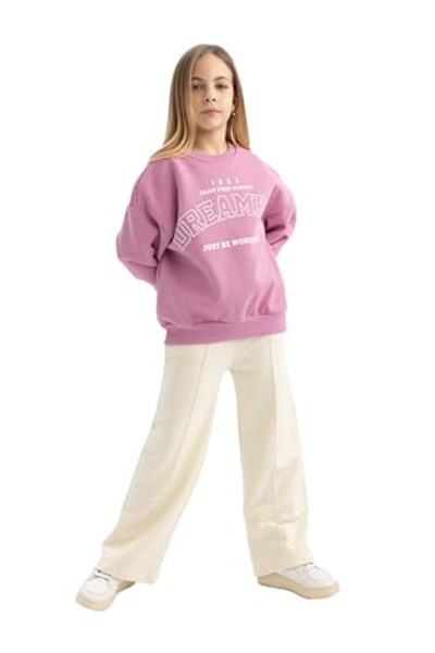 DeFacto Kız Çocuk Wide Leg Pantolon