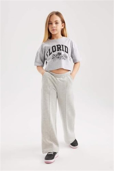 DeFacto Kız Çocuk Wide Leg Pantolon
