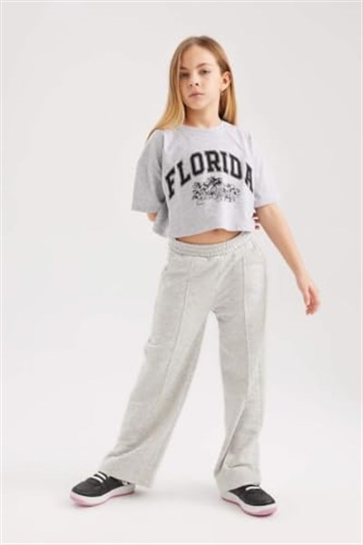 DeFacto Kız Çocuk Wide Leg Pantolon