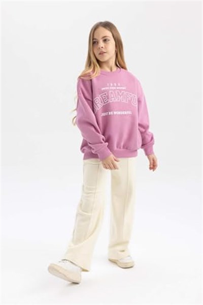 DeFacto Kız Çocuk Wide Leg Pantolon