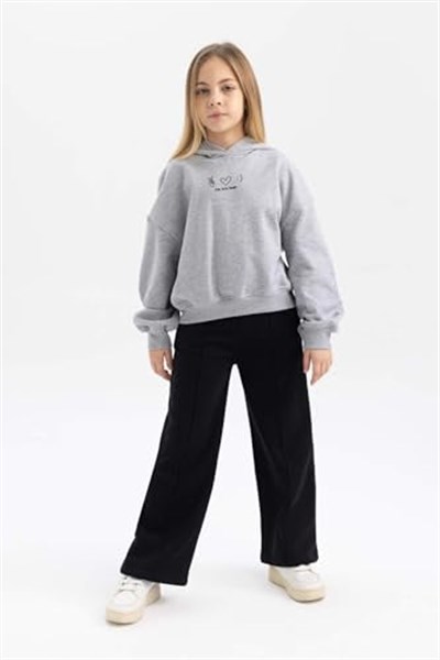 DeFacto Kız Çocuk Wide Leg Pantolon