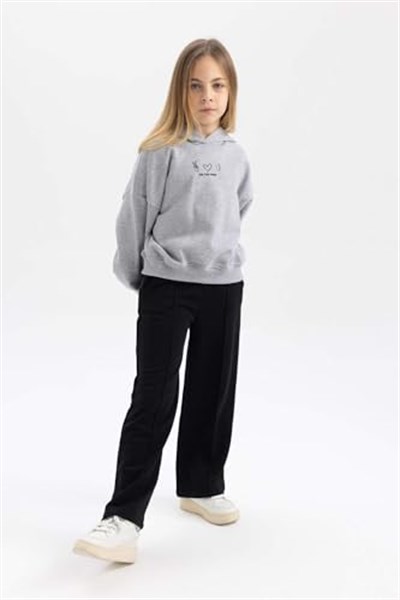 DeFacto Kız Çocuk Wide Leg Pantolon
