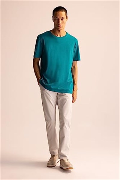 DeFacto M7666AZ Regular Fit Bisiklet Yaka Basic Kısa Kollu Tişört Erkek